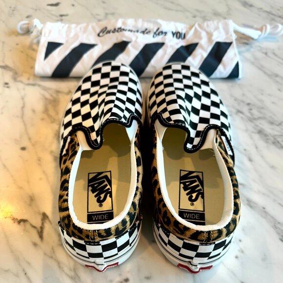 NWOT - Vans Customs Classic Slip-On Shoe Size 8.5 - Picture 7 of 10
